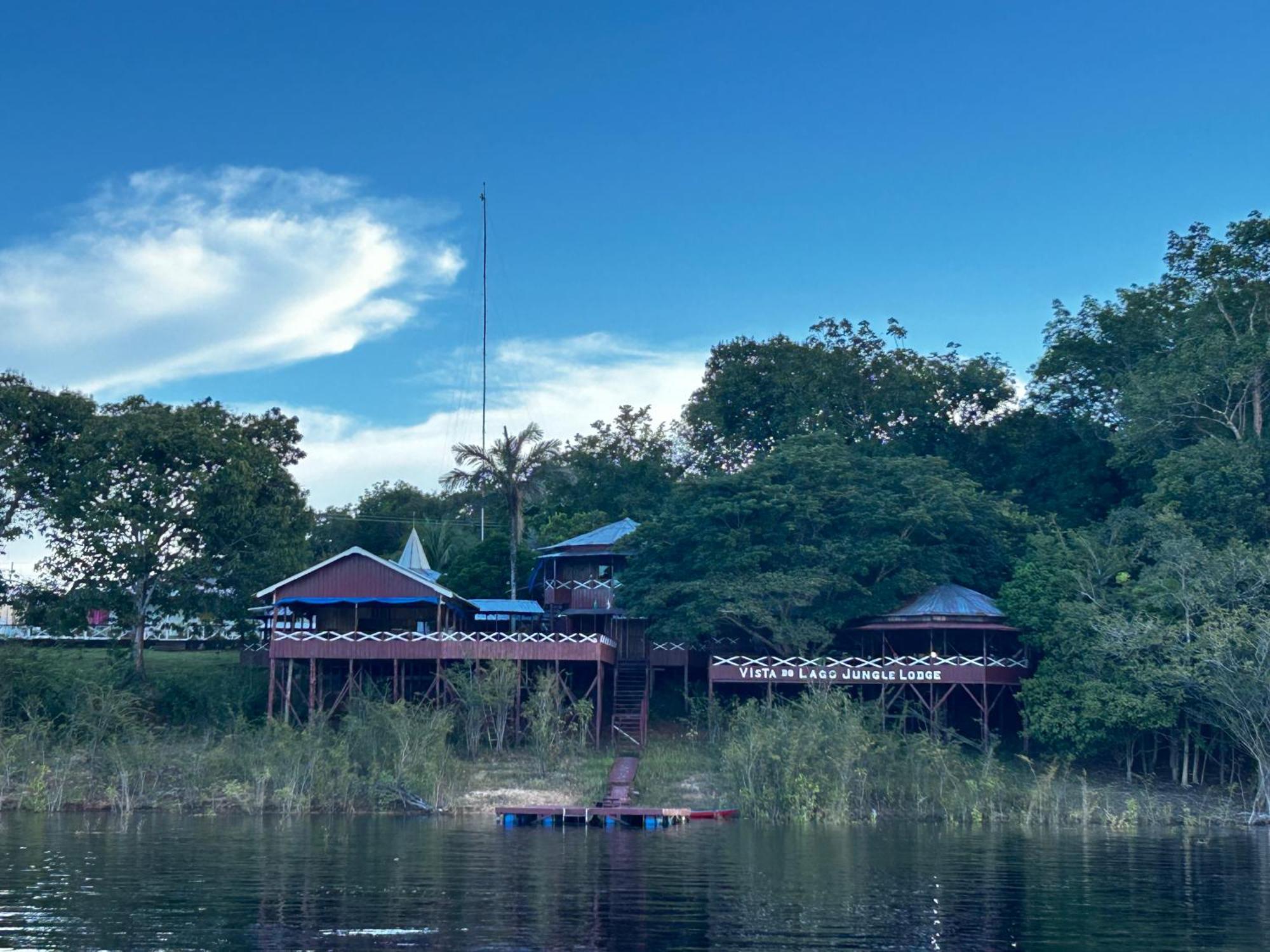 Vista do Lago Jungle Lodge Cajual Exterior foto