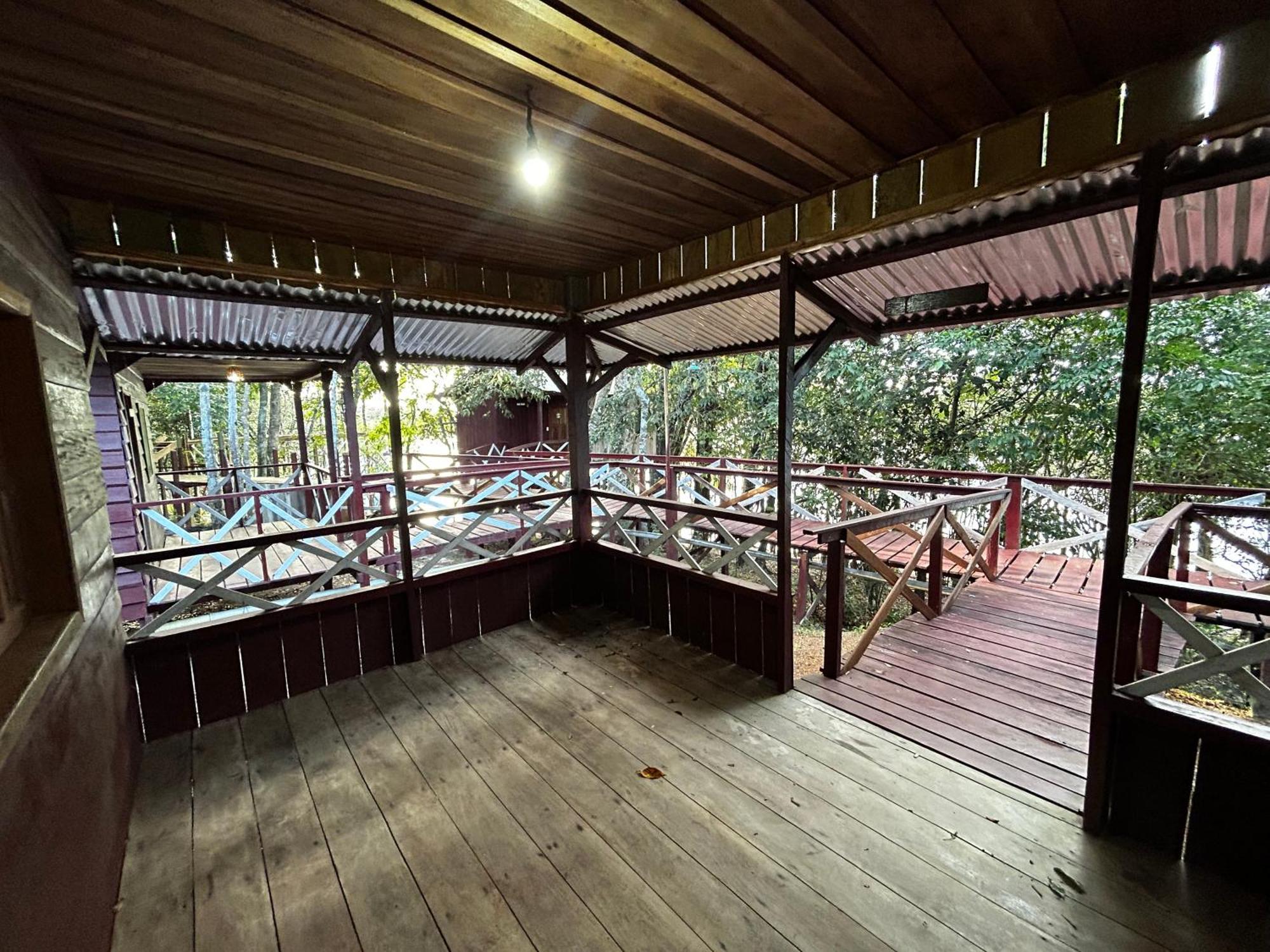 Vista do Lago Jungle Lodge Cajual Exterior foto